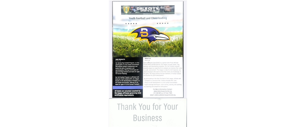 DALE CITY RAVENS FOOTBALL AND CHEERLEADING