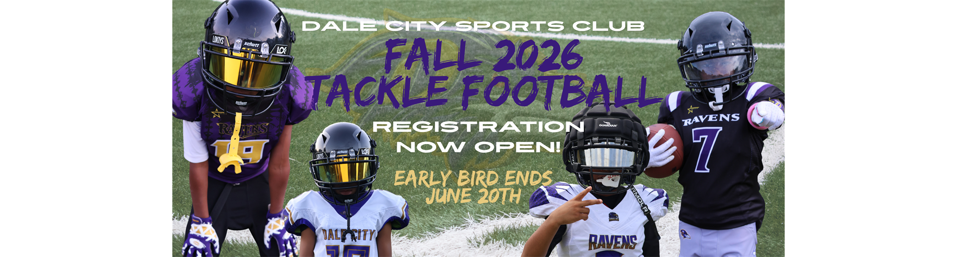 2026 Tackle Football Registration