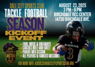 Tackle Season Kickoff Event